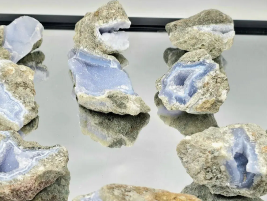 Blue Lace Agate Geode