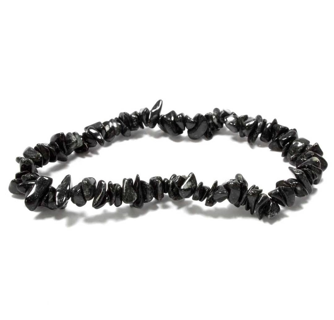 Crystal Chip Bracelet - Black Tourmaline