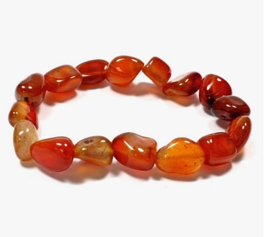 Crystal Tumble Bracelet - Carnelian