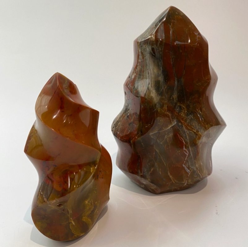 Brecciated Jasper Flame