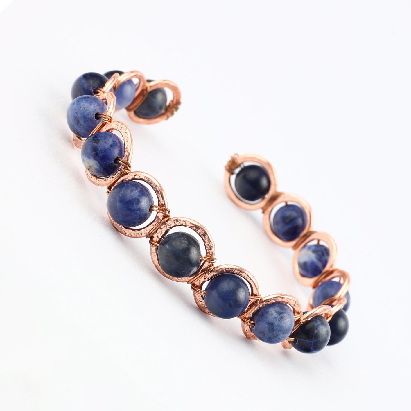 Copper & Crystal Bracelet