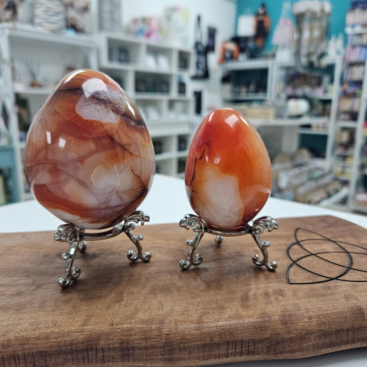 Crystal Egg - Carnelian