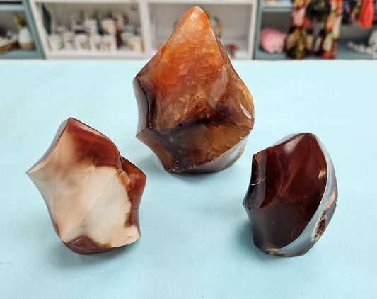 Crystals - Flames - Carnelian