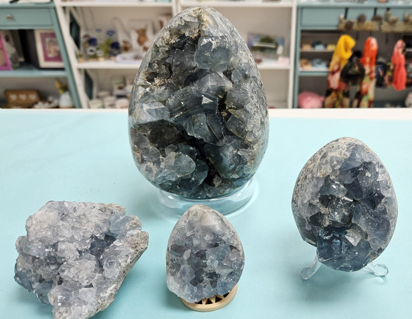 Crystals - Celestite Eggs