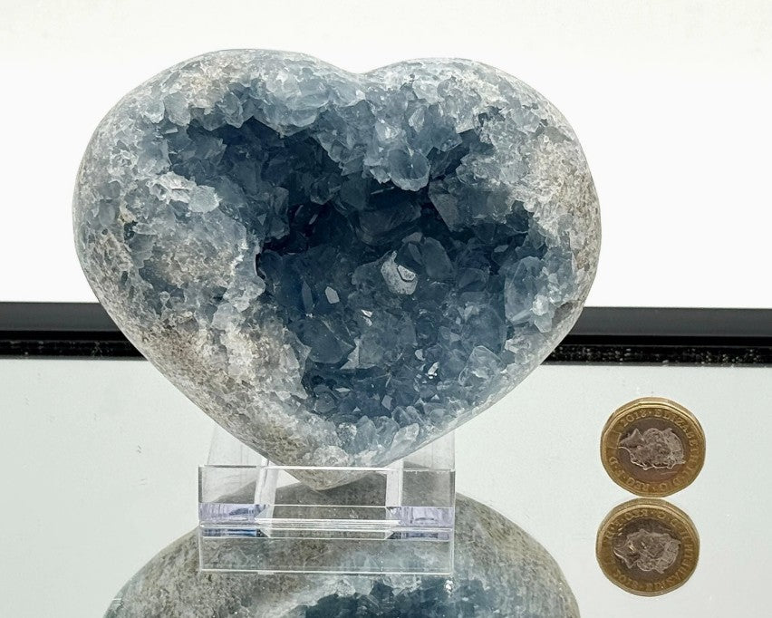 Crystal Heart - Celestite