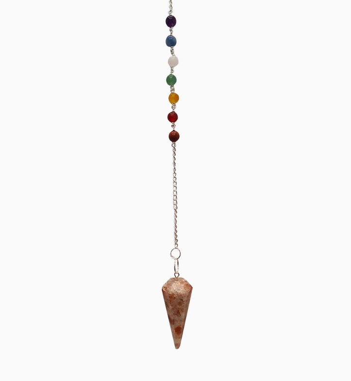 Pendulum - Chakra Bead - Sunstone