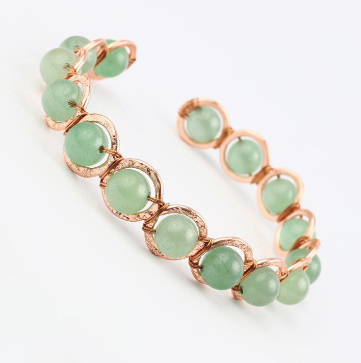 Copper & Crystal Bracelet