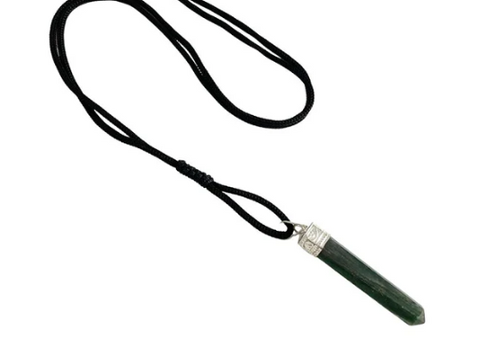 Crystal Pendant - Pencil - Green Aventurine