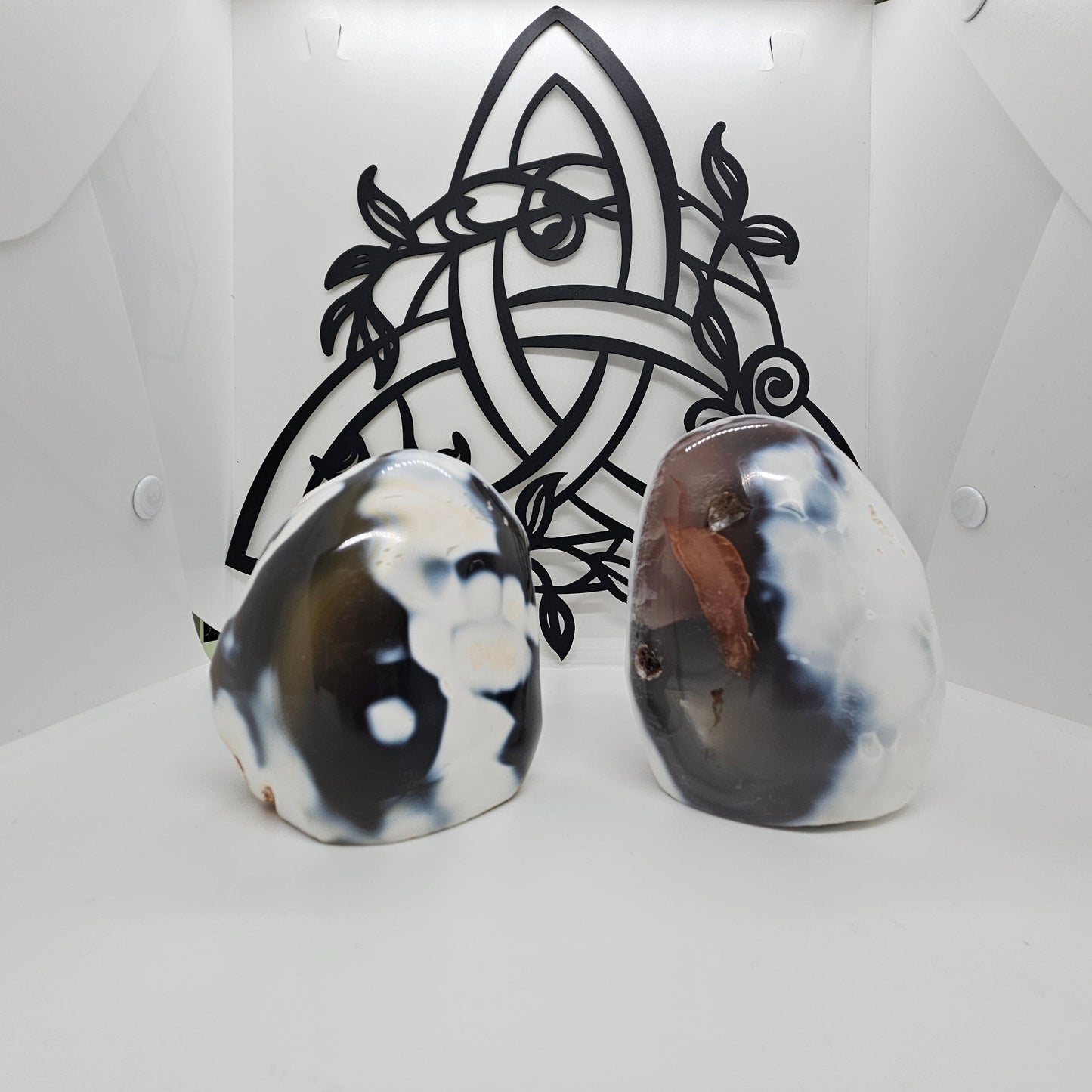 Crystal Freeform - Orca Agate 1/2 Polished