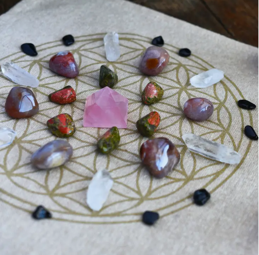 Crystal / Divination Wooden Grid