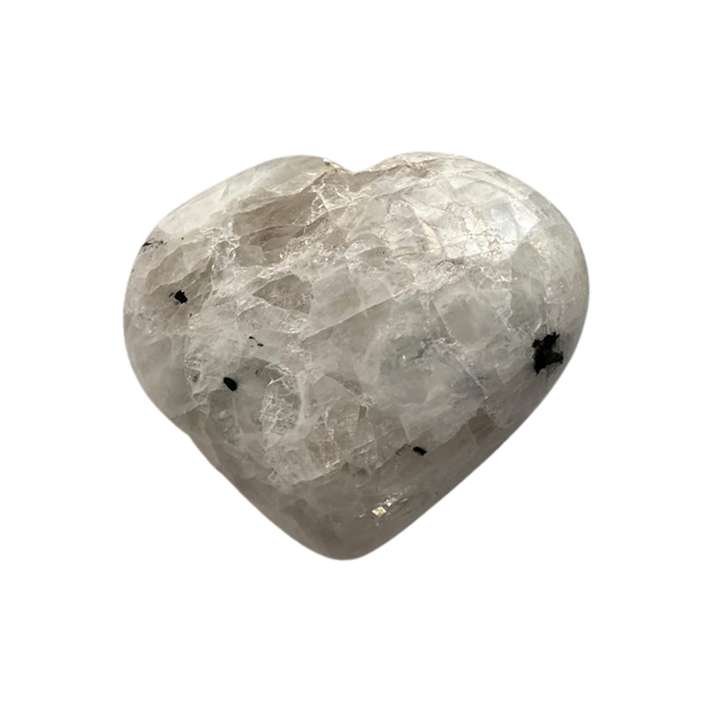 Crystal Heart - Rainbow Moonstone