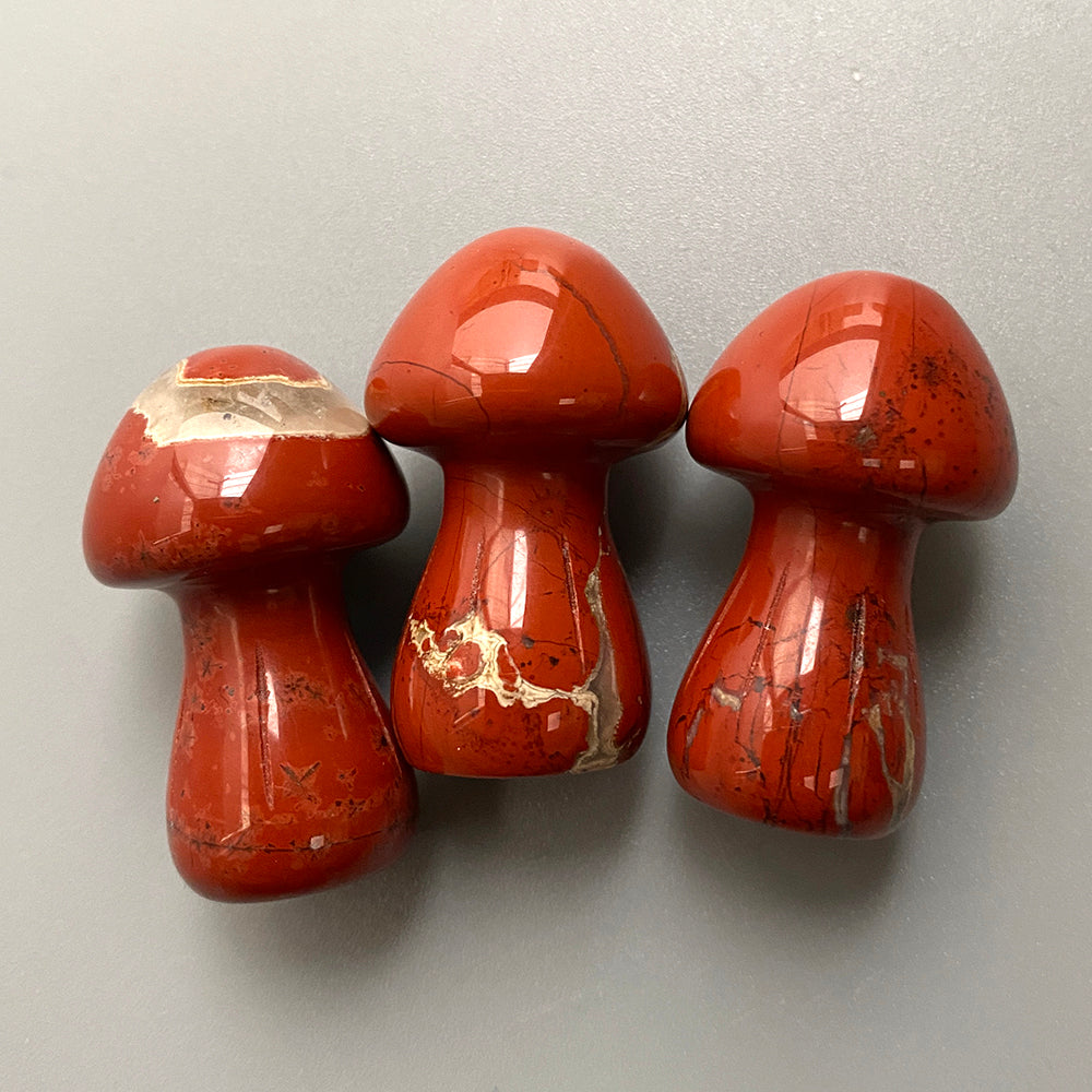 Crystal Mushroom Carvings 3.5cm