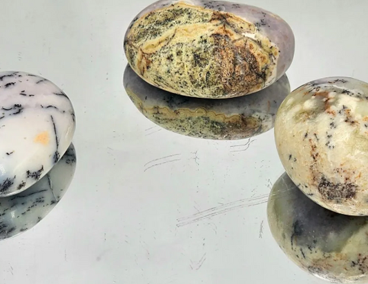 Crystal Palm Stone - Dendritic Agate/Opal