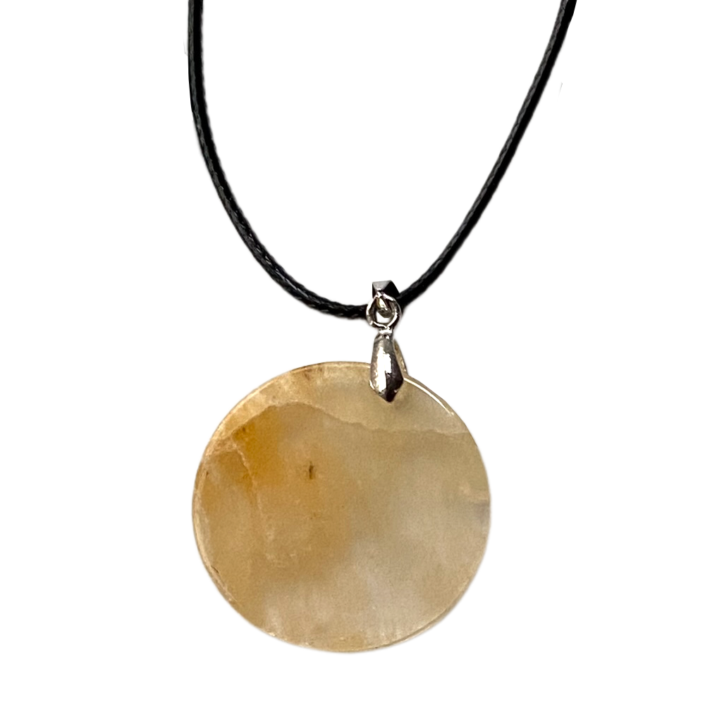 Crystals - Coin Pendant