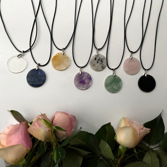 Crystals - Coin Pendant