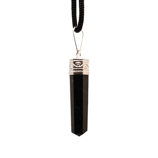 Crystal Pendant - Pencil - Black Tourmaline