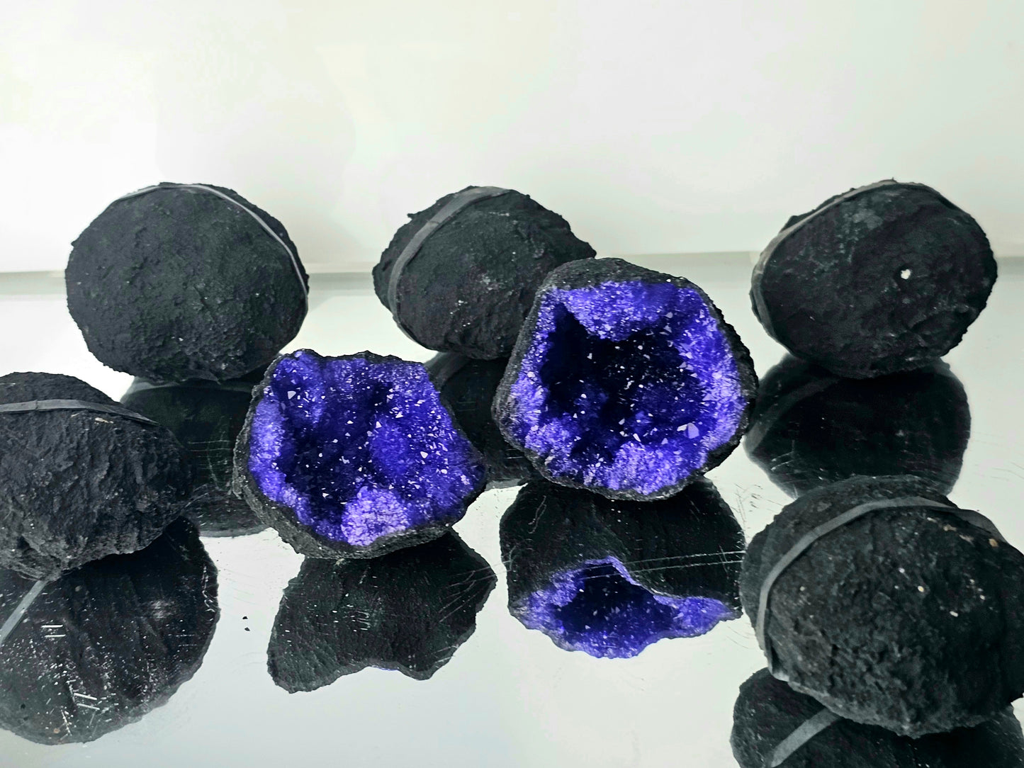 Dyed Crystal Geode - Small