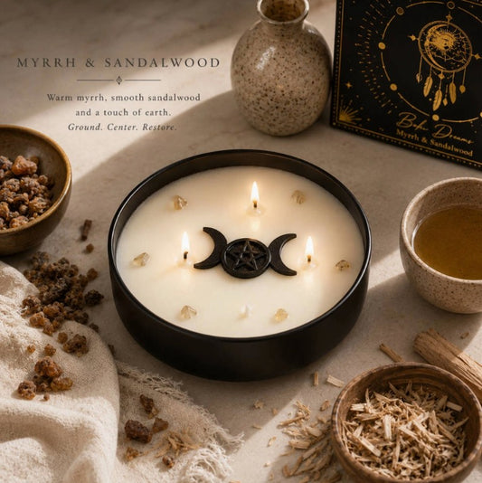 Esoteric Dreams - Crystal Candle - Boho Dreams