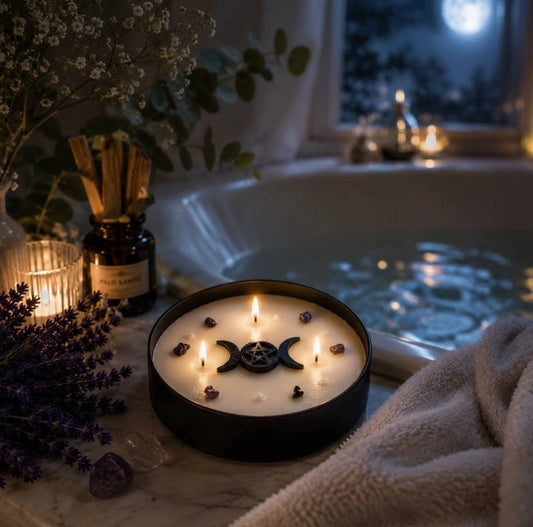 Esoteric Dreams - Crystal Candle - Purifying Moon