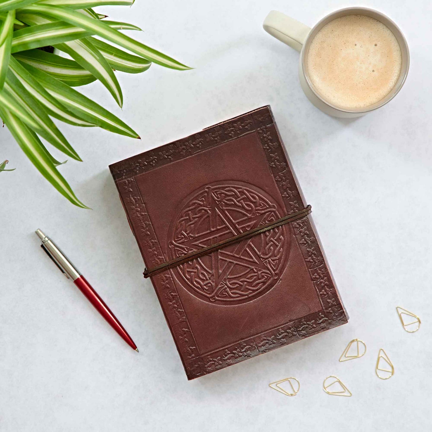 Fair Trade Leather Journal (various designs)