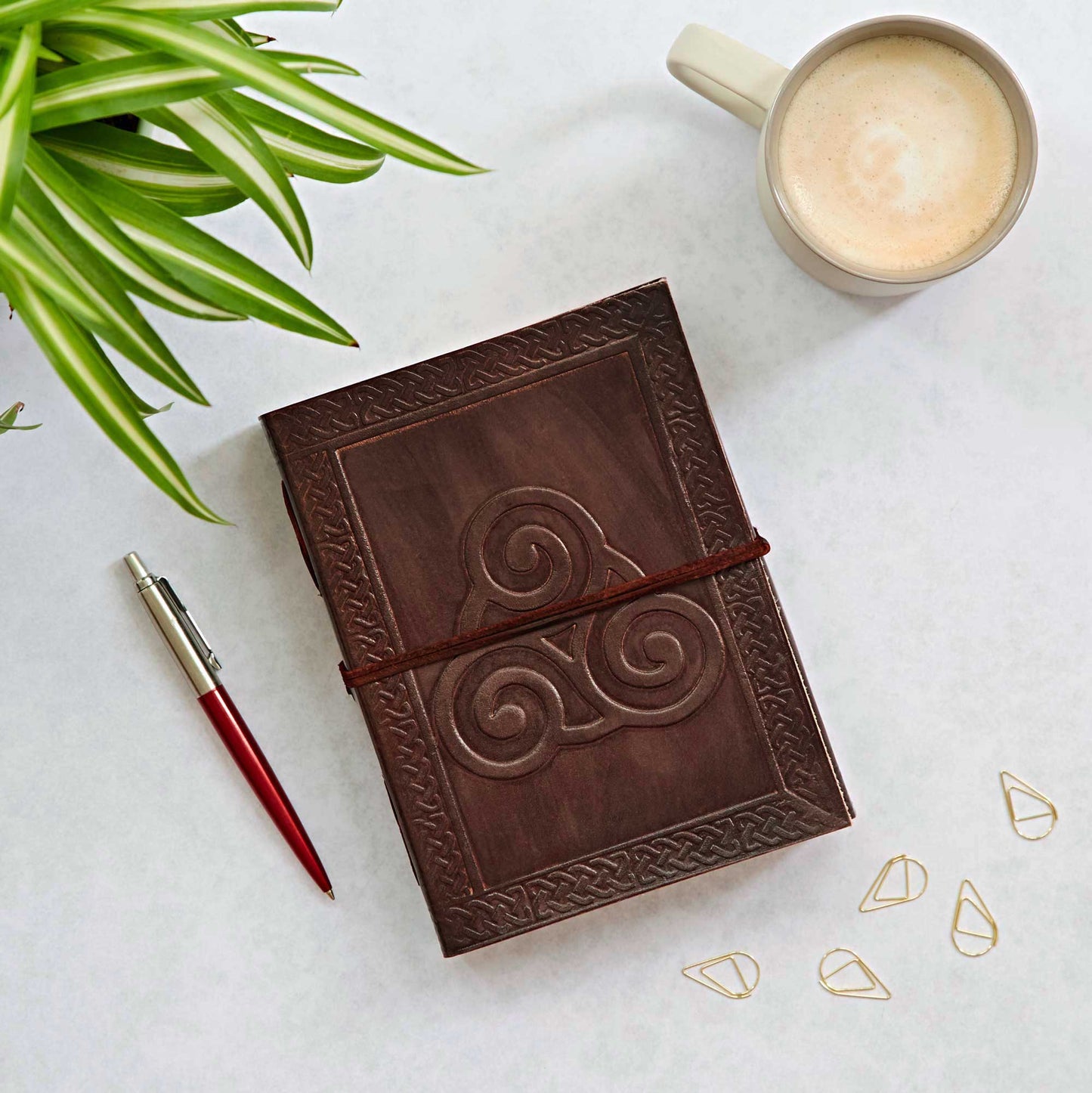 Fair Trade Leather Journal (various designs)
