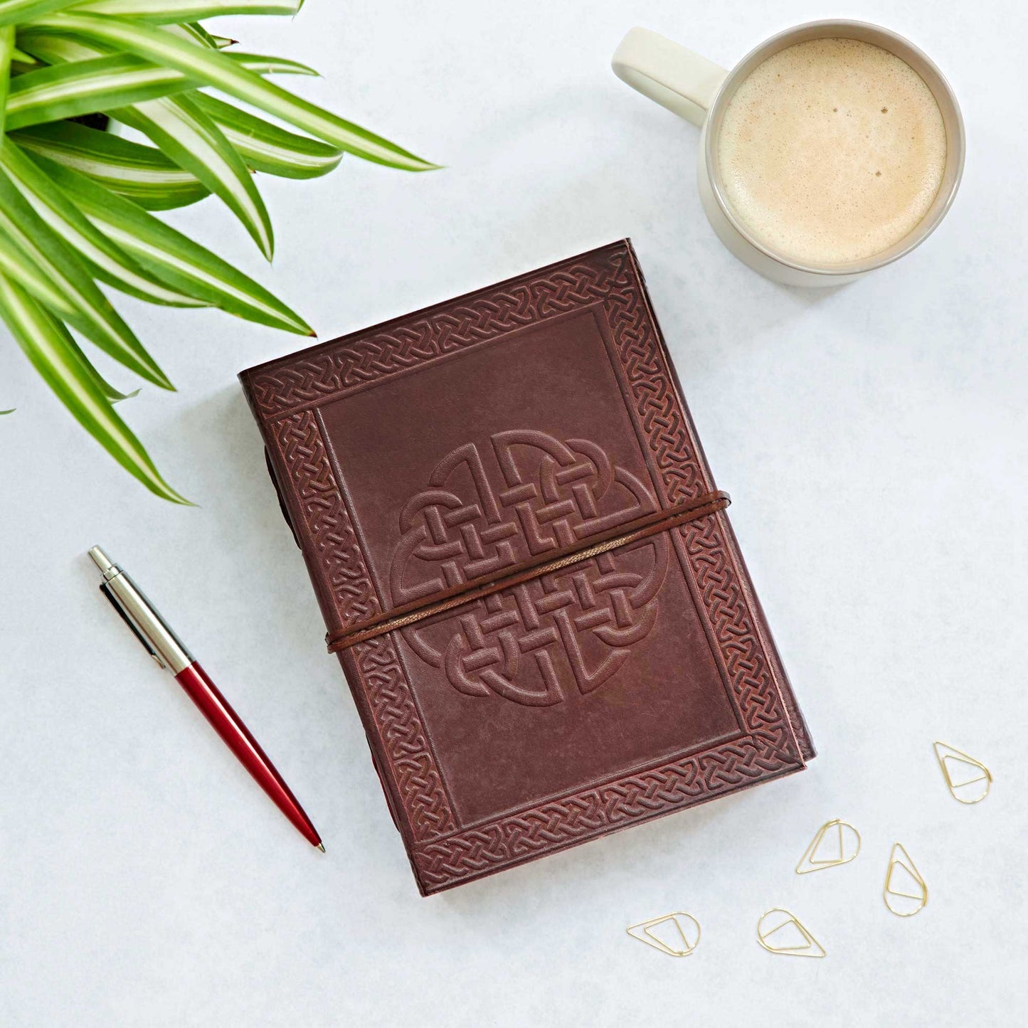 Fair Trade Leather Journal (various designs)