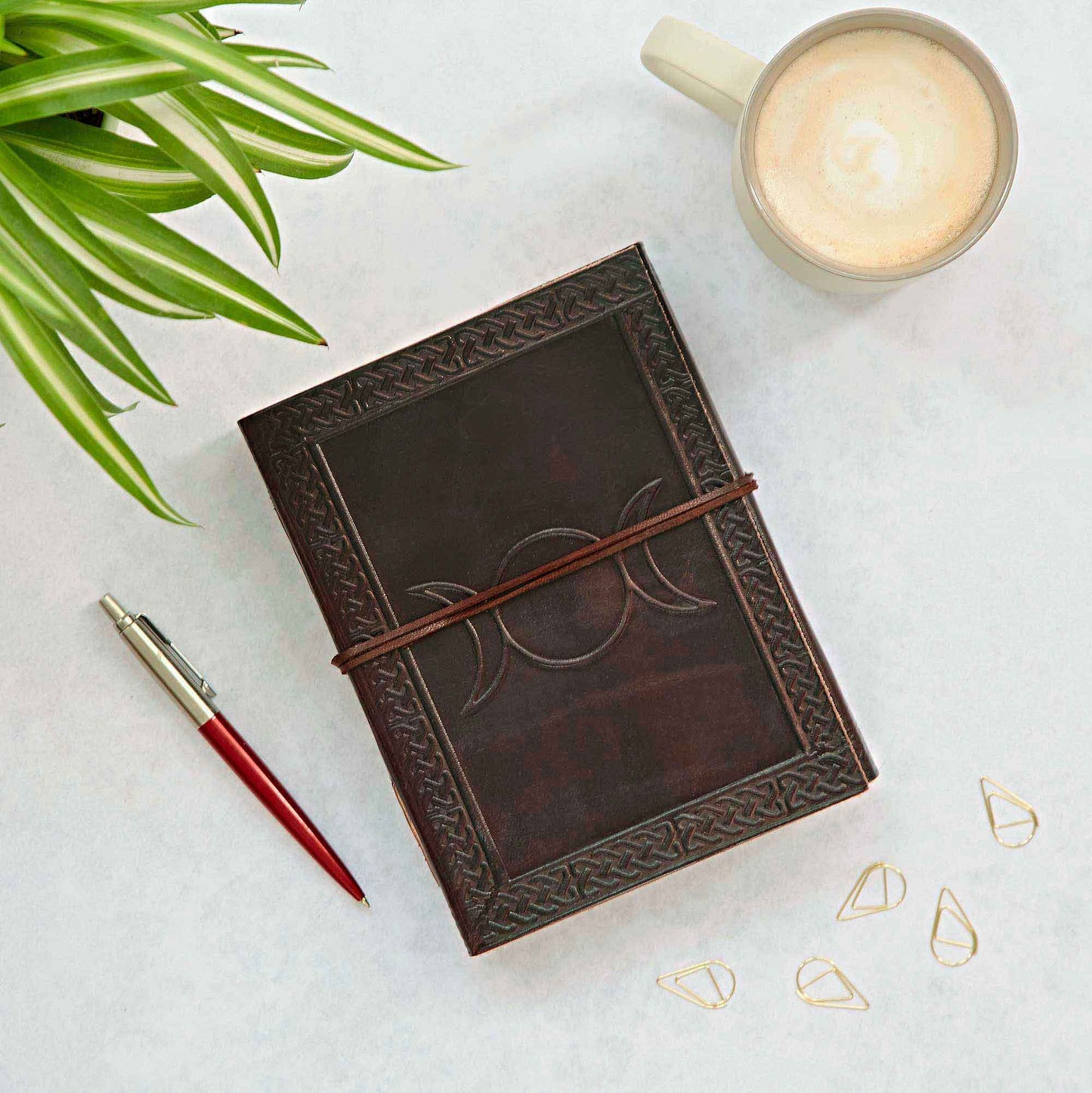 Fair Trade Leather Journal (various designs)