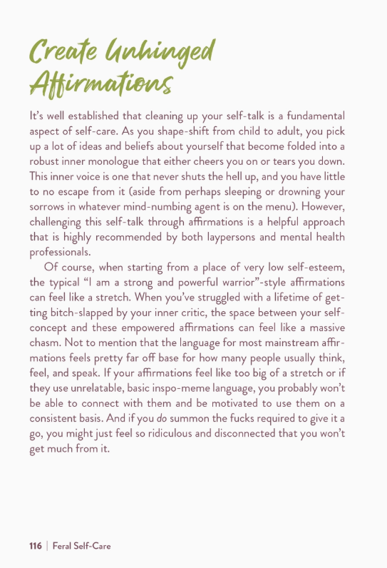 Feral Self-Care by Mandi Em