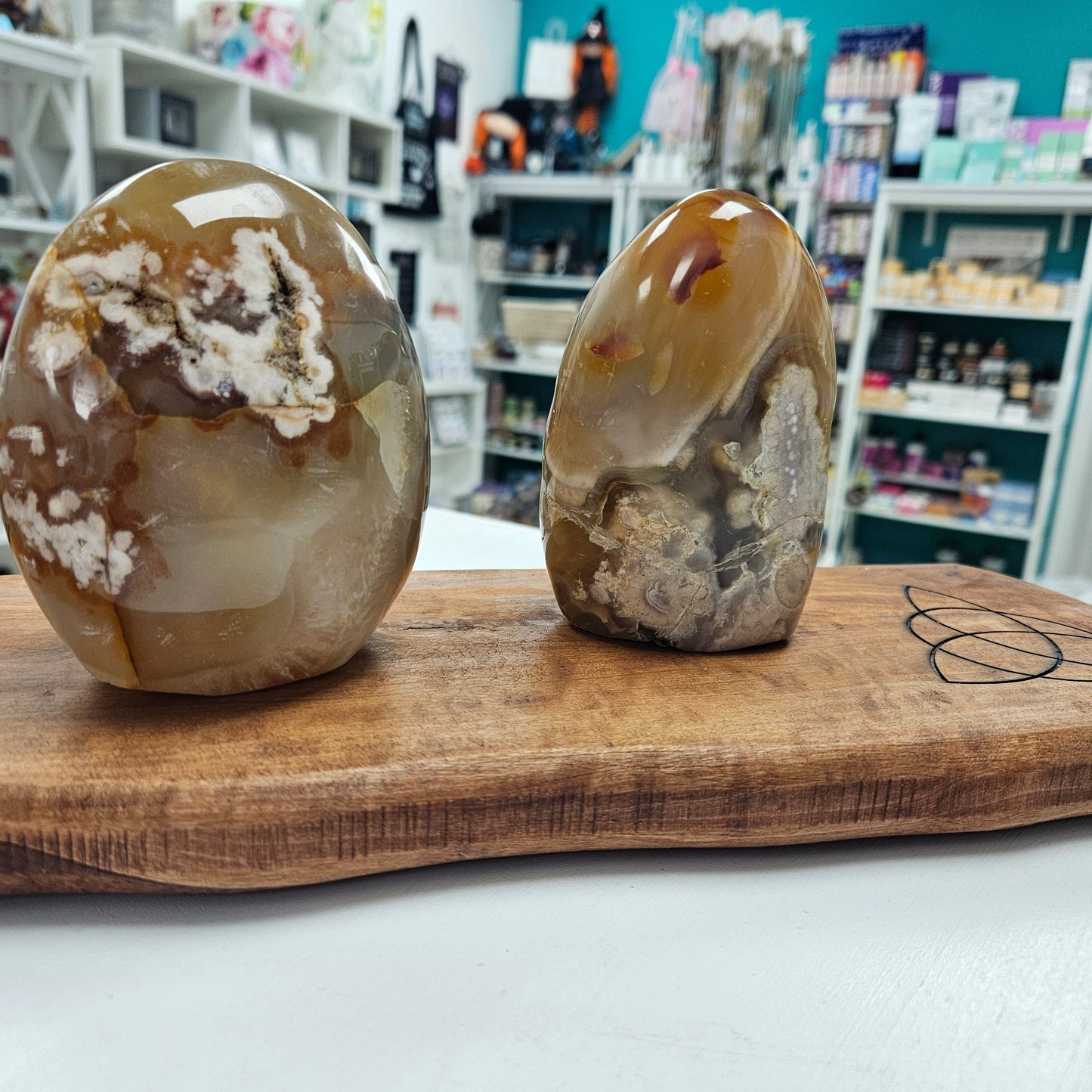 Crystal Freeform - Flower Agate