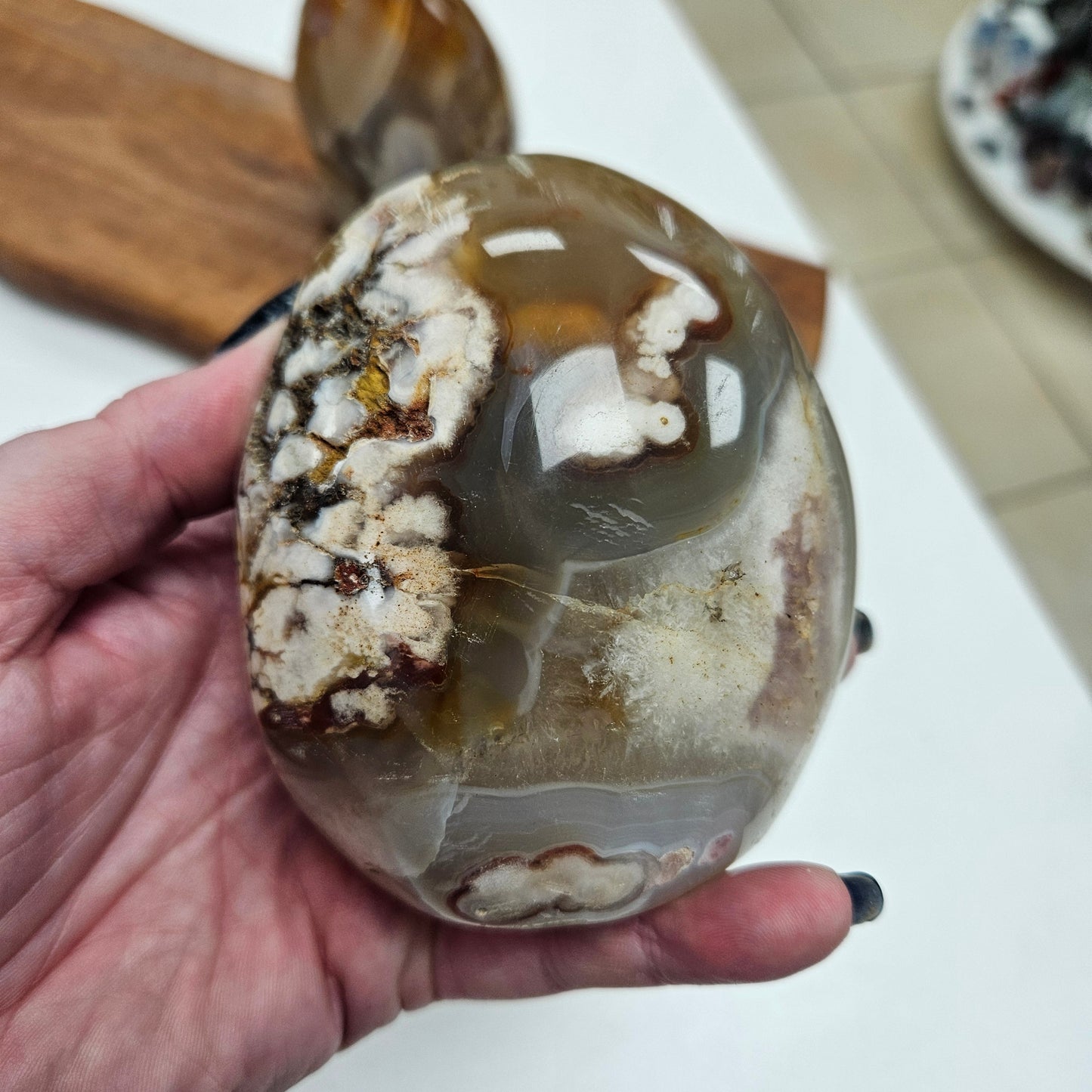 Crystal Freeform - Flower Agate