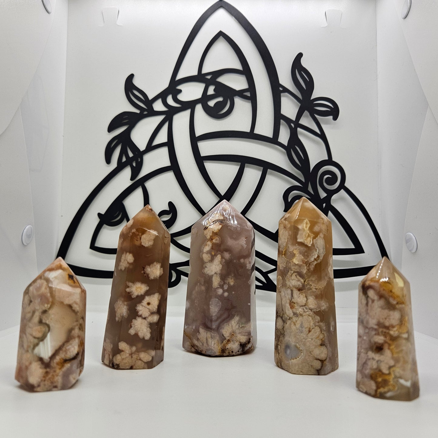 Crystal Tower - Flower Agate