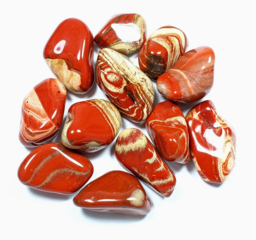 Crystals - Polished Tumble Stones - Flower Jasper