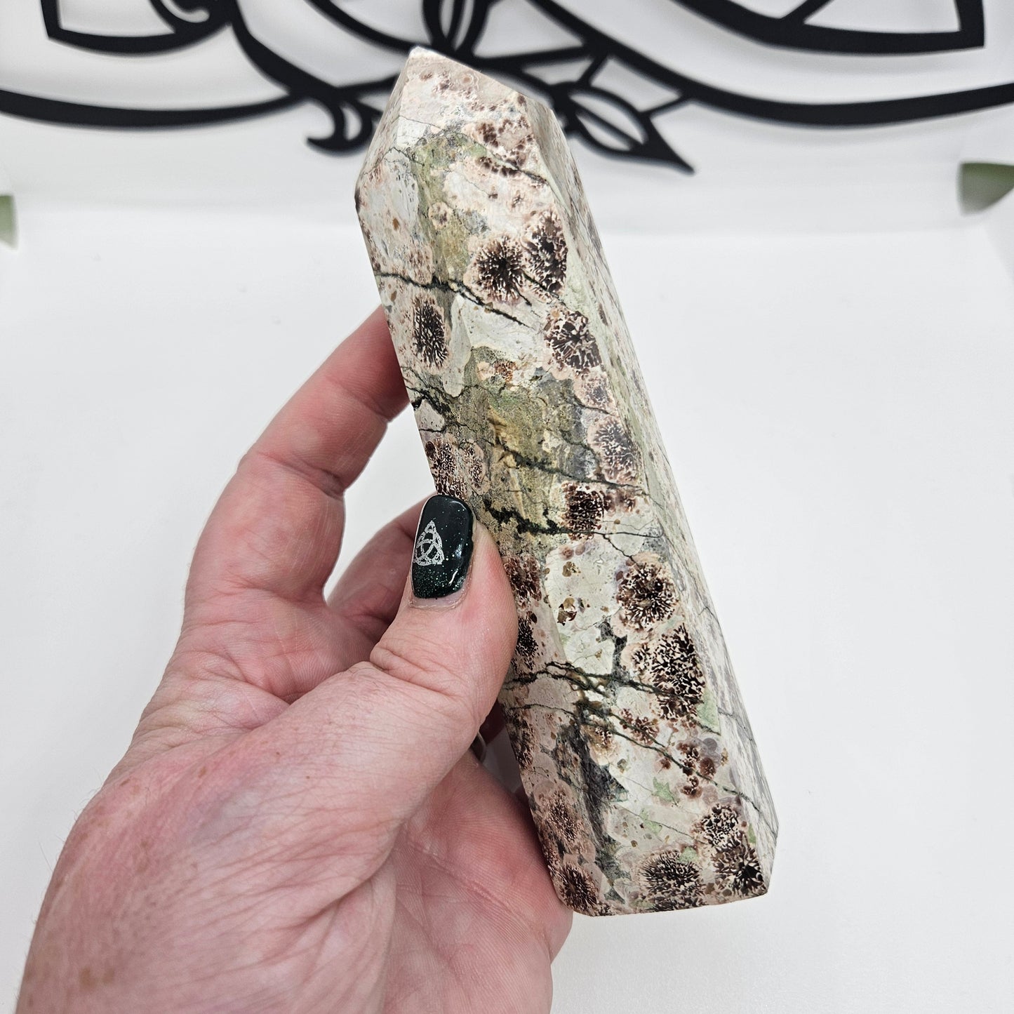 Crystal Tower - Flower Jasper