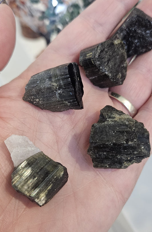 Crystals - Rough Cut - Green Tourmaline