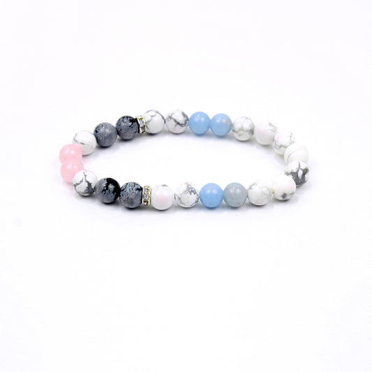 Crystal Bead Bracelet - Guardian Angel
