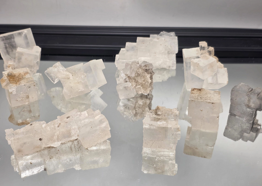 Halite Salt Crystal Clusters