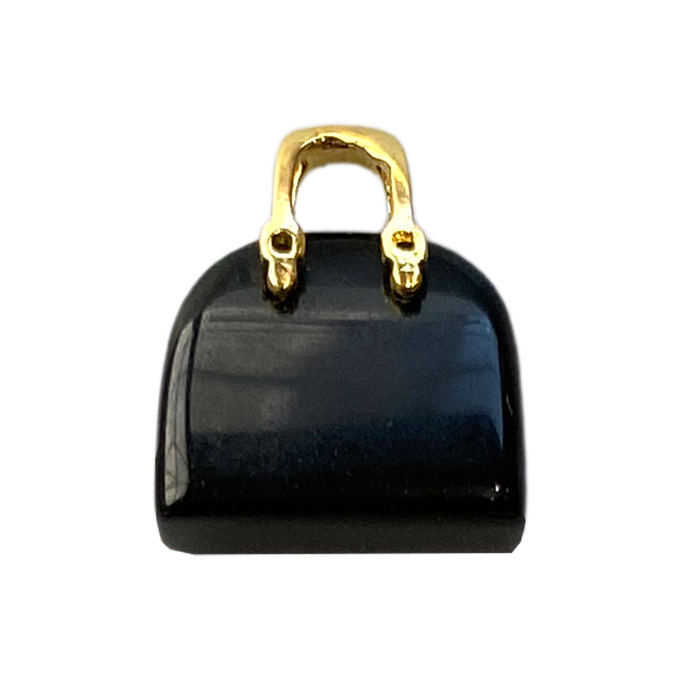 Crystals - Mini Handbag - Black Obsidian