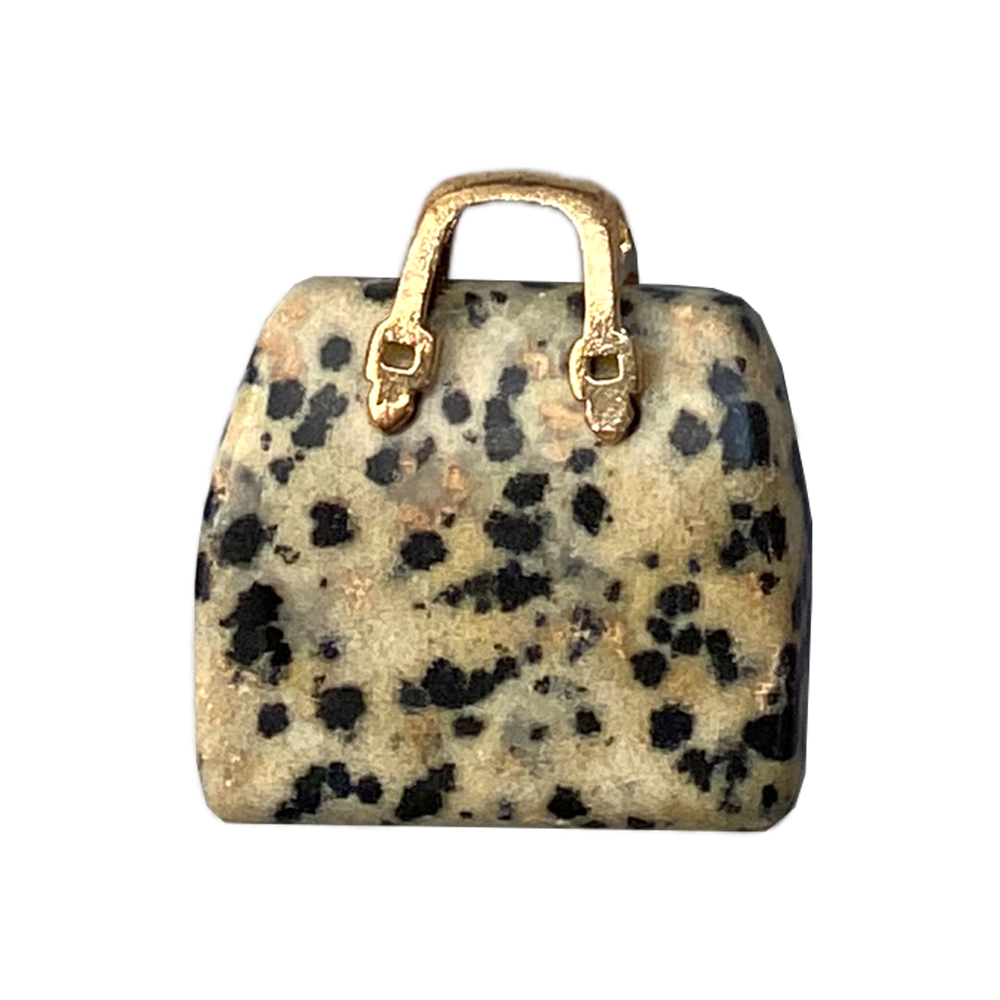 Crystals - Mini Handbag - Dalmation Jasper