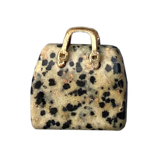 Crystals - Mini Handbag - Dalmation Jasper
