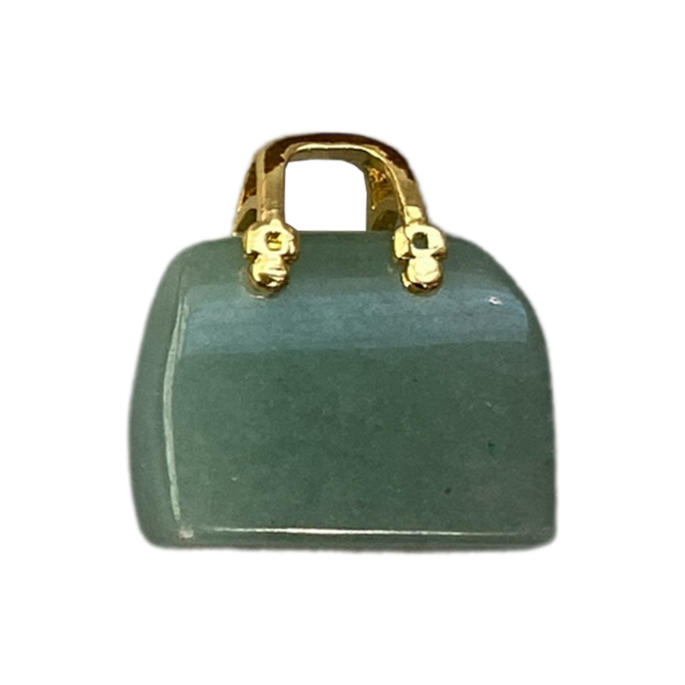 Crystals - Mini Handbag - Green Aventurine