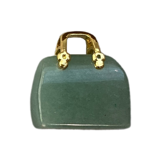 Crystals - Mini Handbag - Green Aventurine