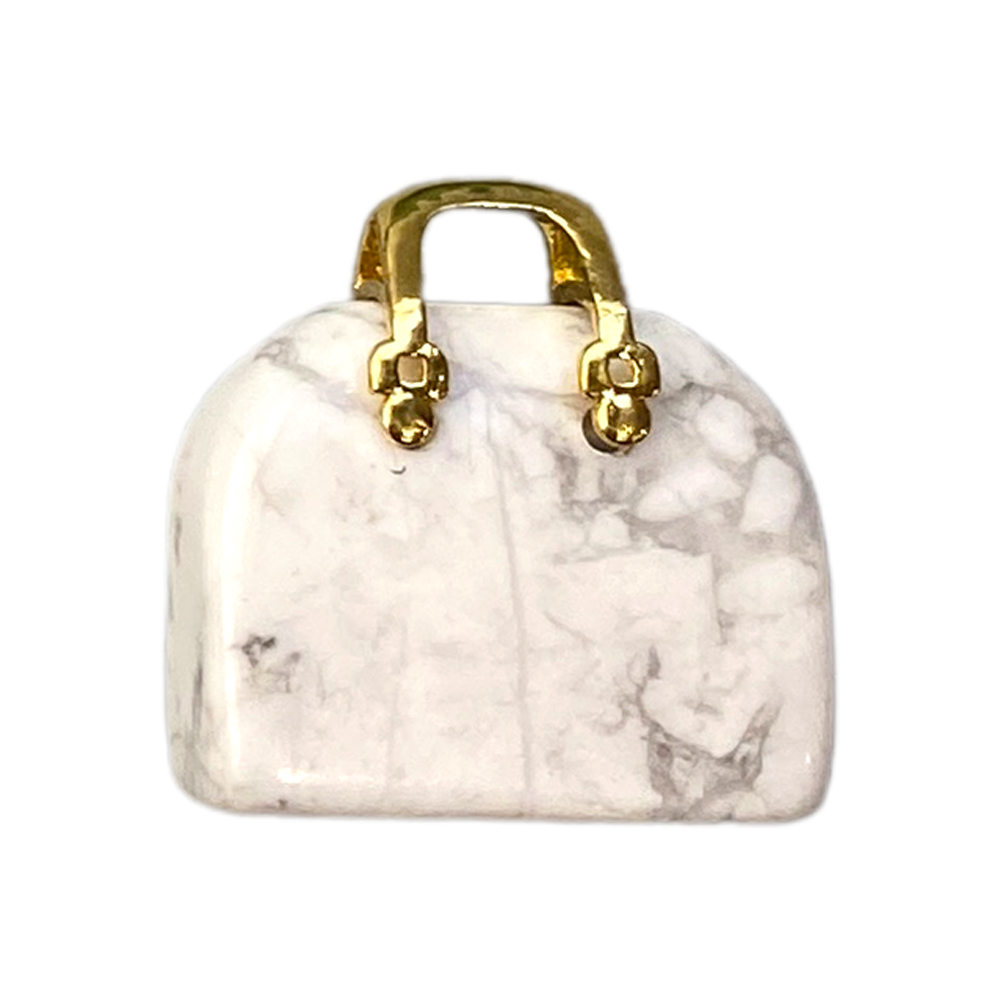 Crystals - Mini Handbag - Howlite