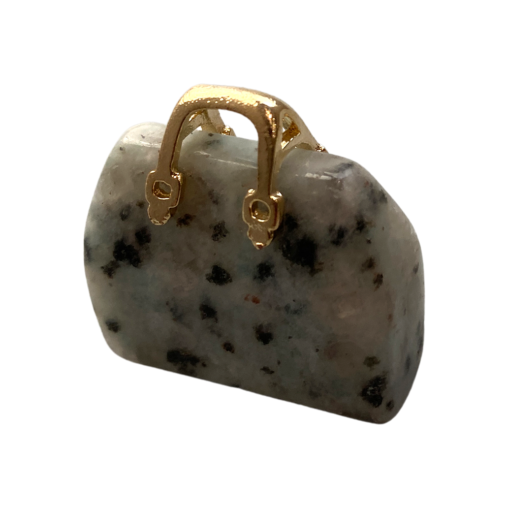 Crystals - Mini Handbag - Kiwi Jasper