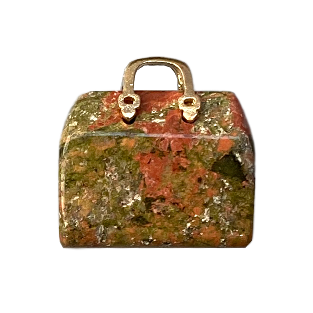 Crystals - Mini Handbag - Unakite