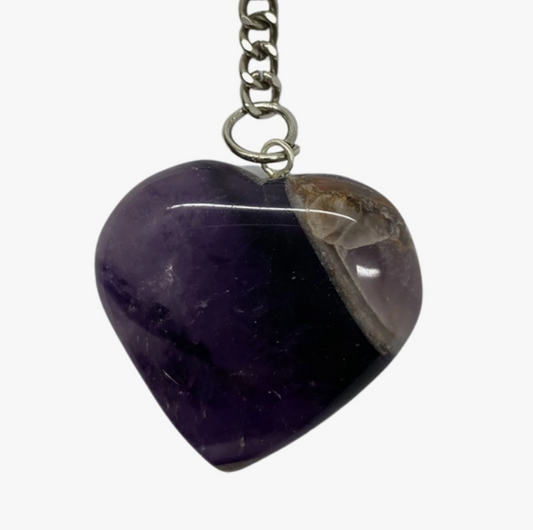 Crystal Heart Keyring