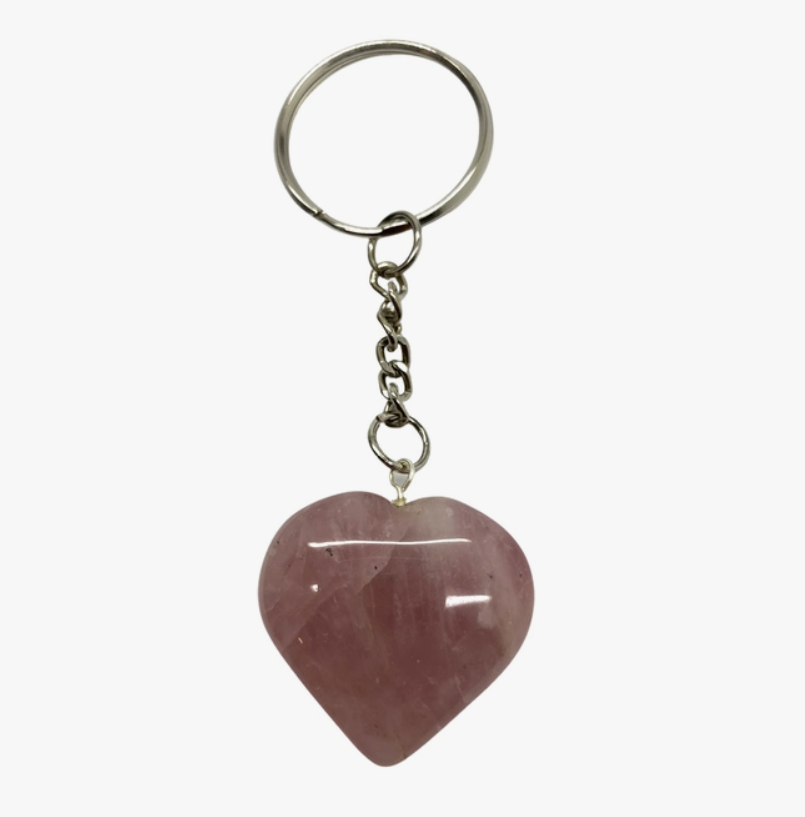 Crystal Heart Keyring