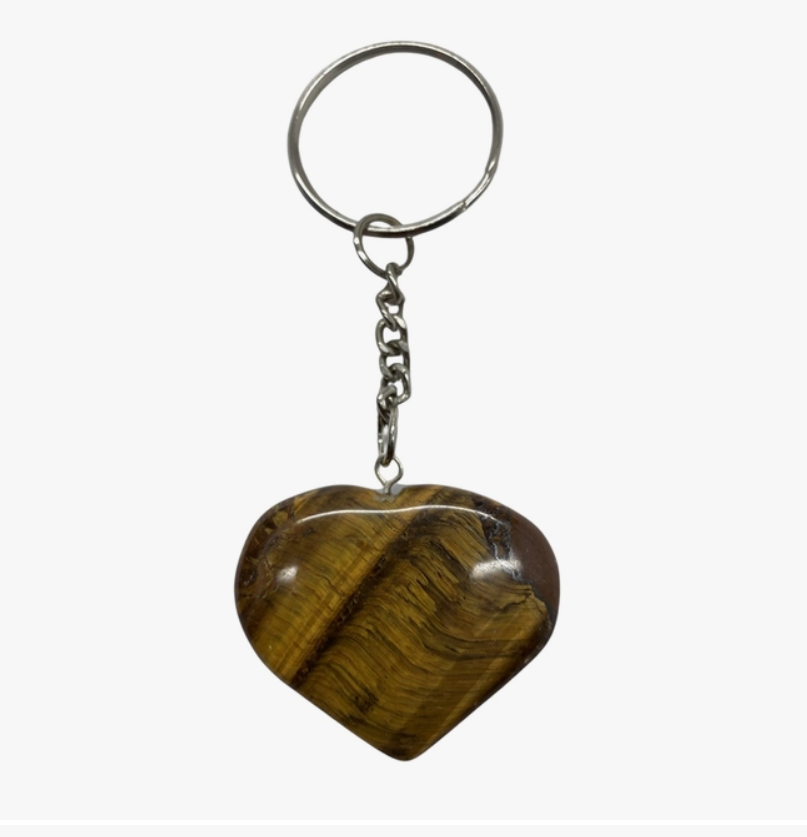 Crystal Heart Keyring