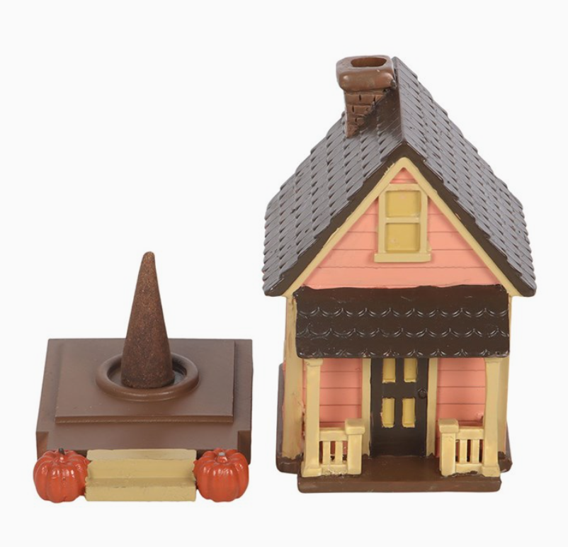 Incense Cone Burner - Pink Autumn House