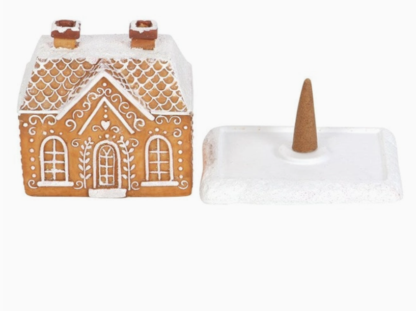Christmas Incense Cone Burner - Gingerbread House