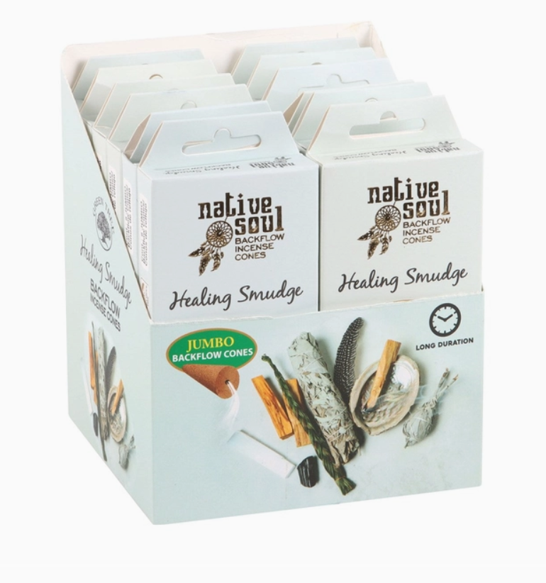 Incense Backflow Cones - (Native Soul) Healing Smudge